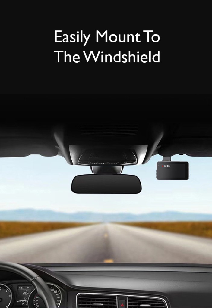 Best buy car dash camera mount on windshield